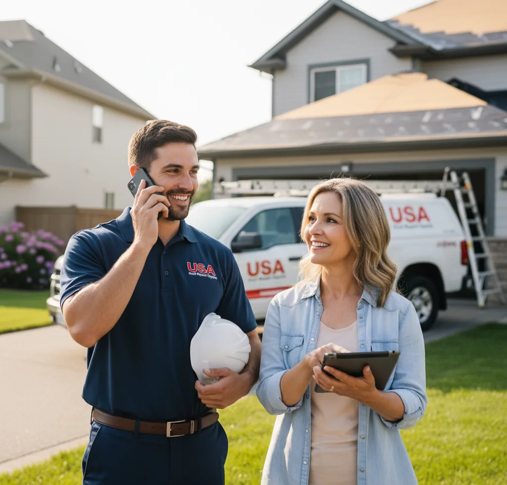 USA Roof Repair Experts customer support in Crosslake